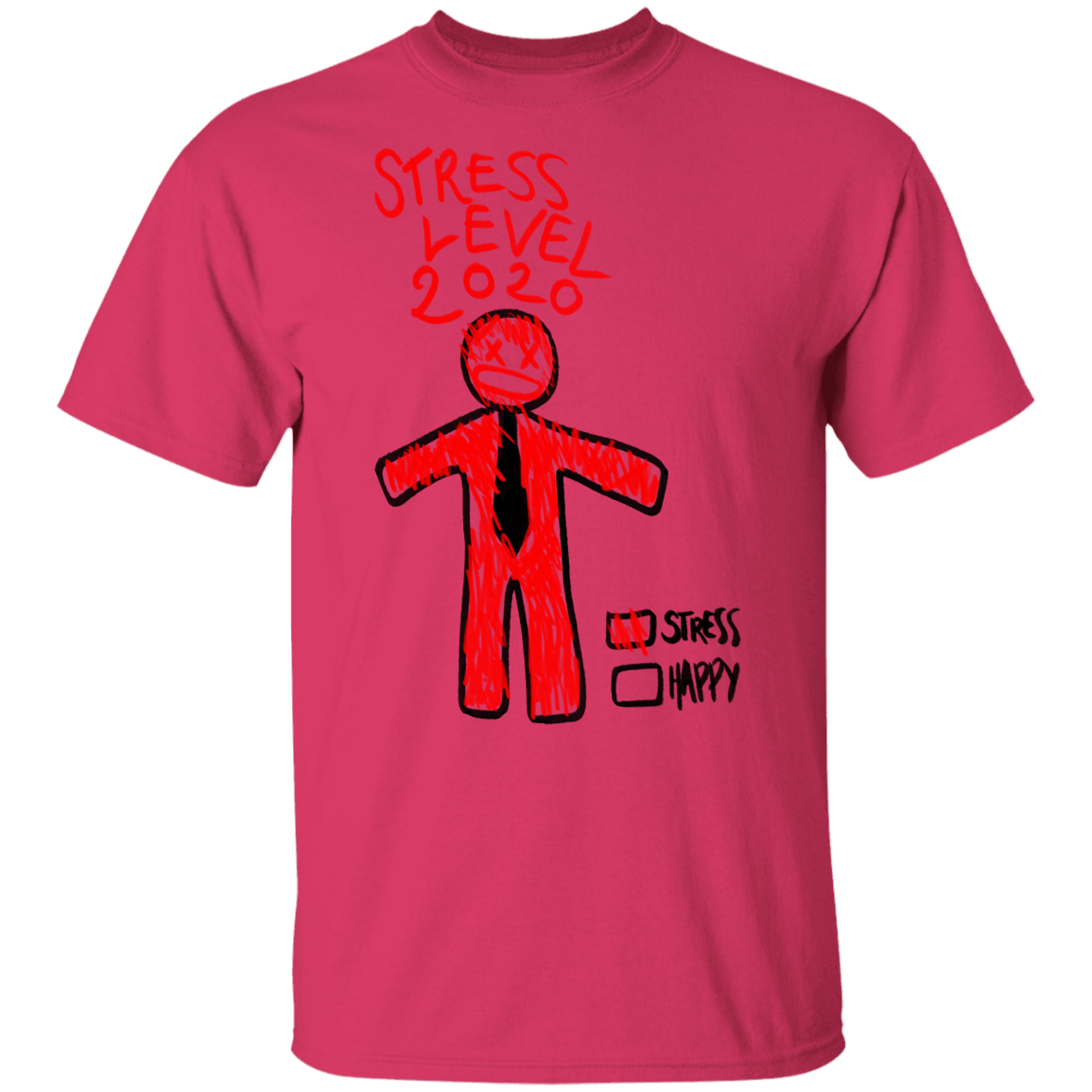 T-Shirts Heliconia / YXS Stress Level Youth T-Shirt