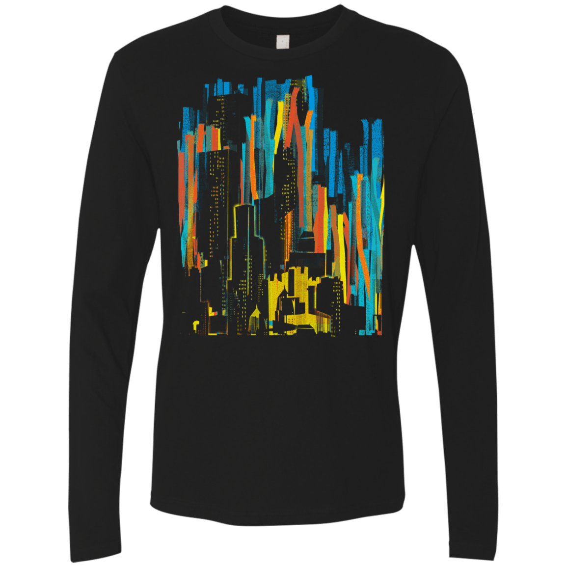 Stripey City Men's Premium Long Sleeve