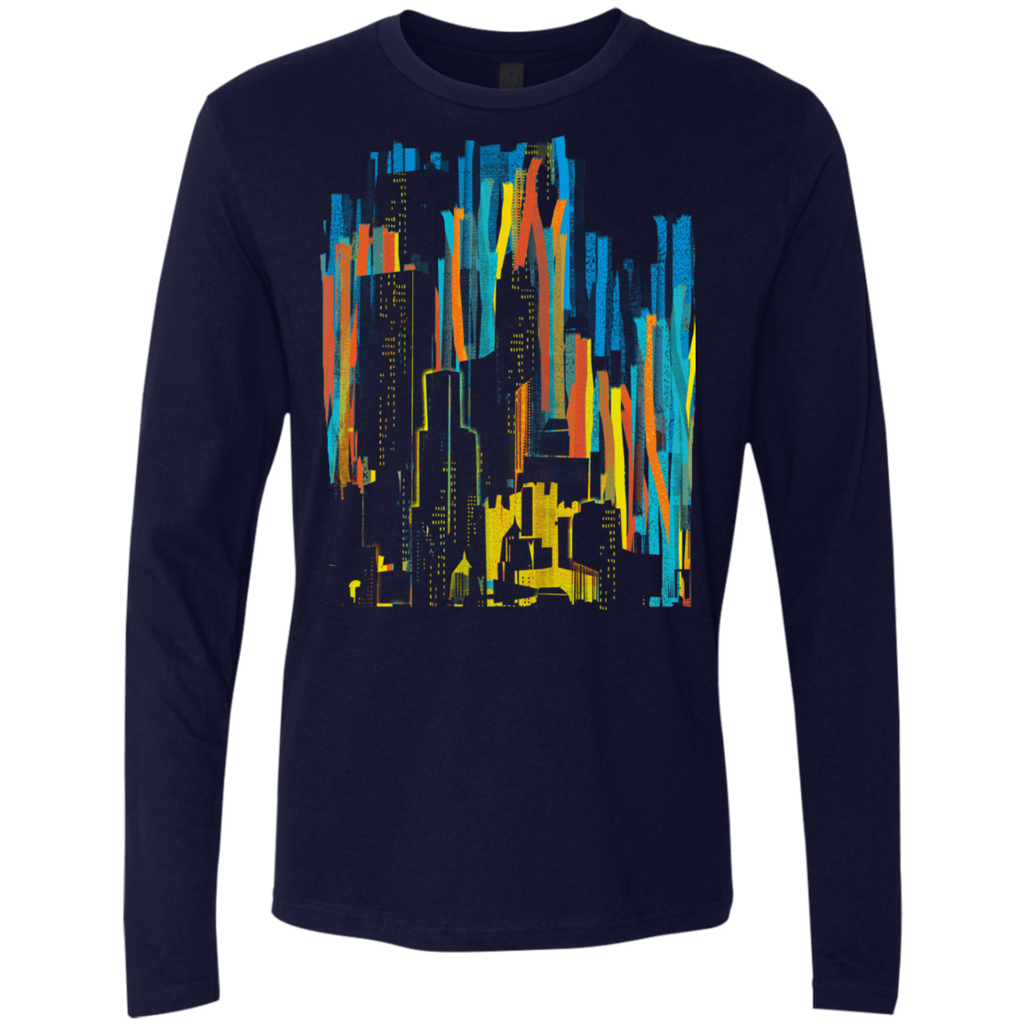 Stripey City Men's Premium Long Sleeve