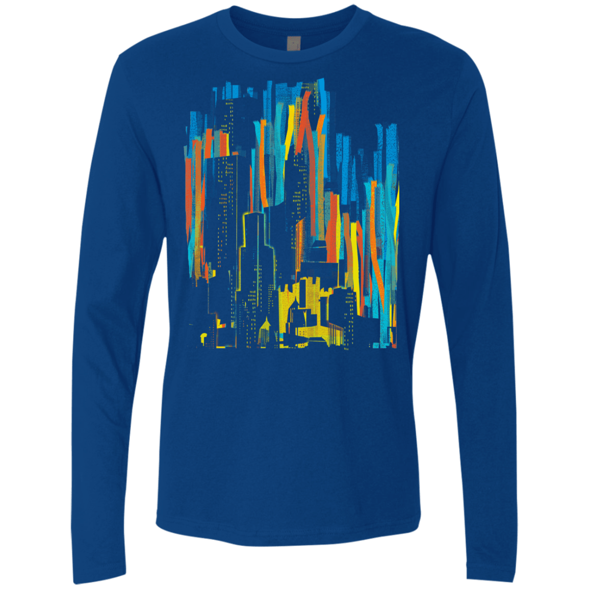 Stripey City Men's Premium Long Sleeve