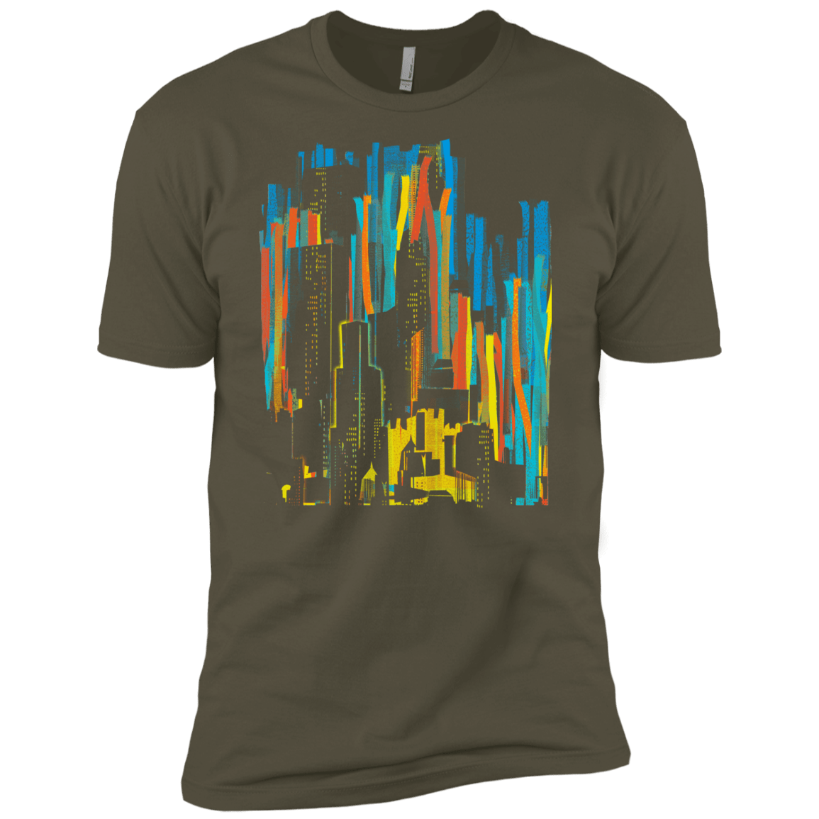 Stripey City Men's Premium T-Shirt