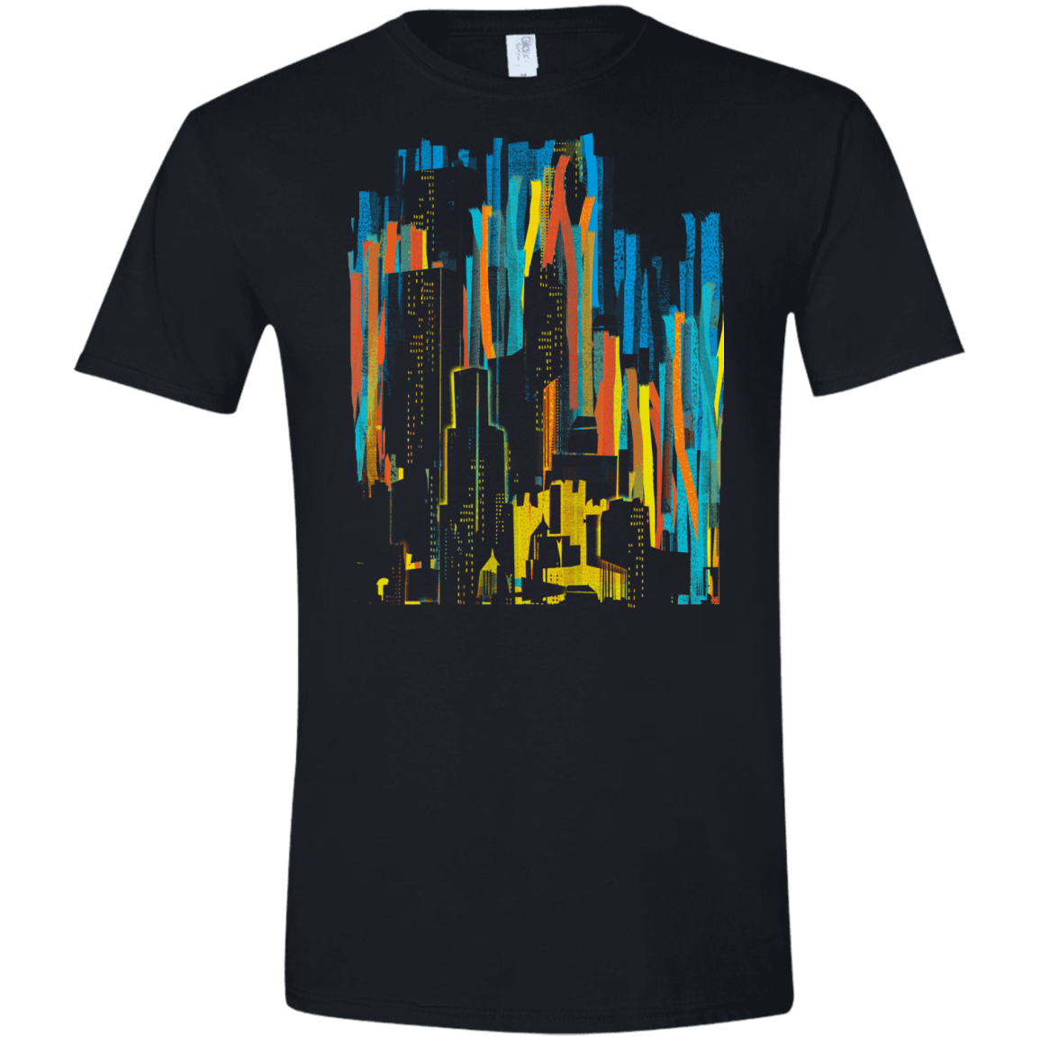 Stripey City Men's Semi-Fitted Softstyle