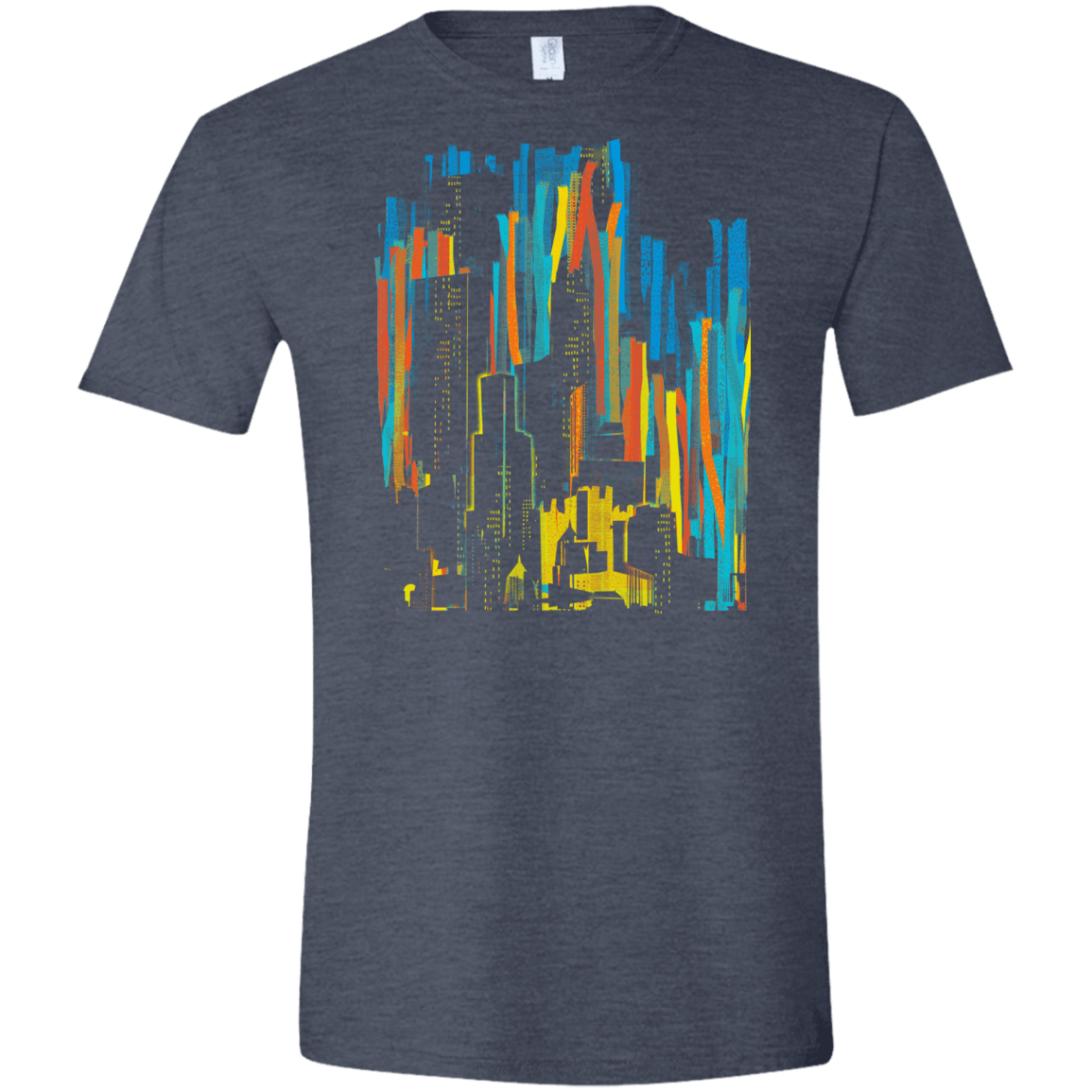 Stripey City Men's Semi-Fitted Softstyle