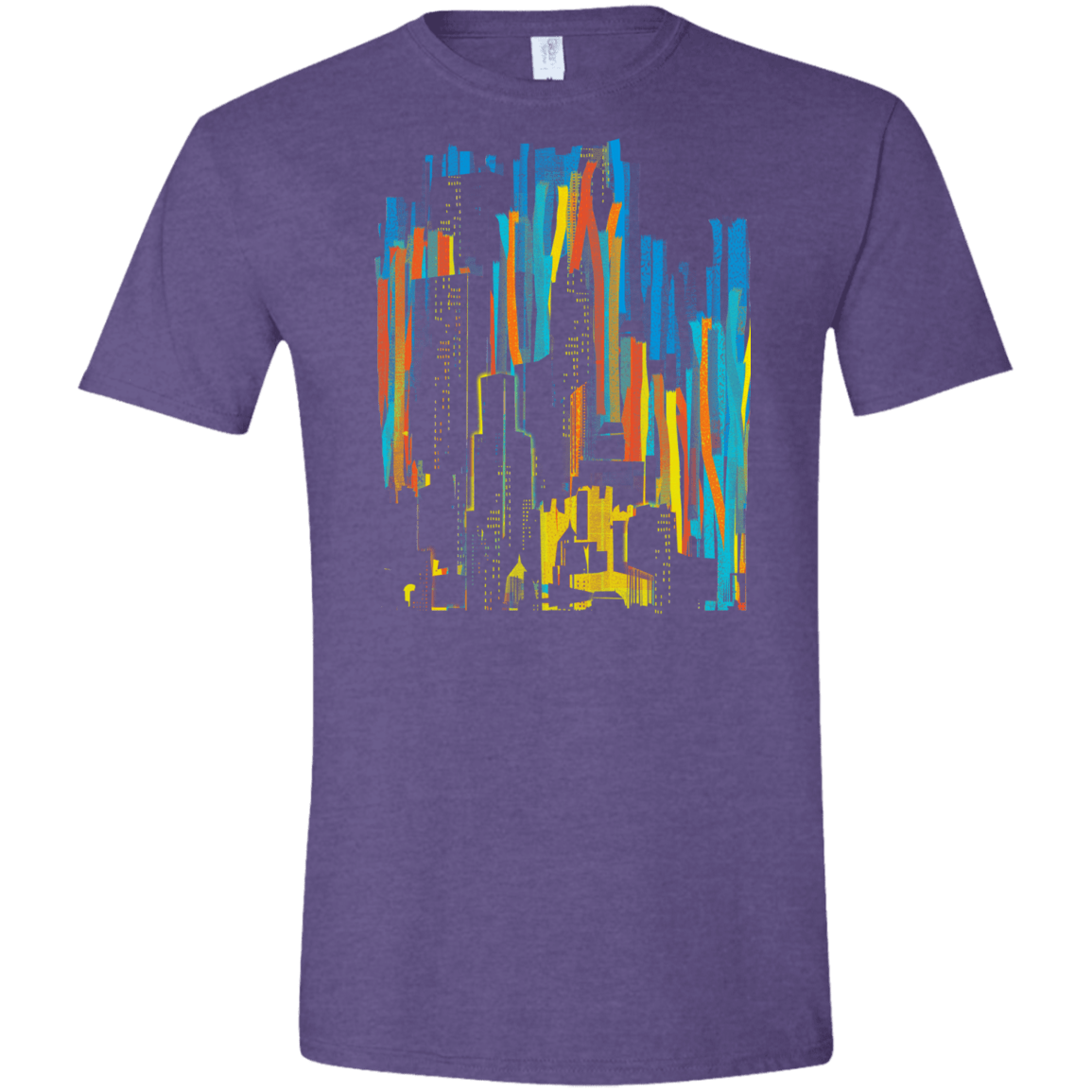 Stripey City Men's Semi-Fitted Softstyle