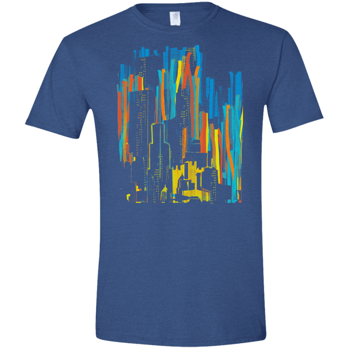 Stripey City Men's Semi-Fitted Softstyle