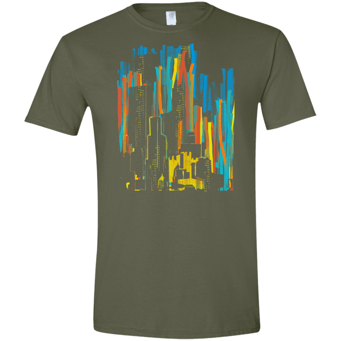 Stripey City Men's Semi-Fitted Softstyle