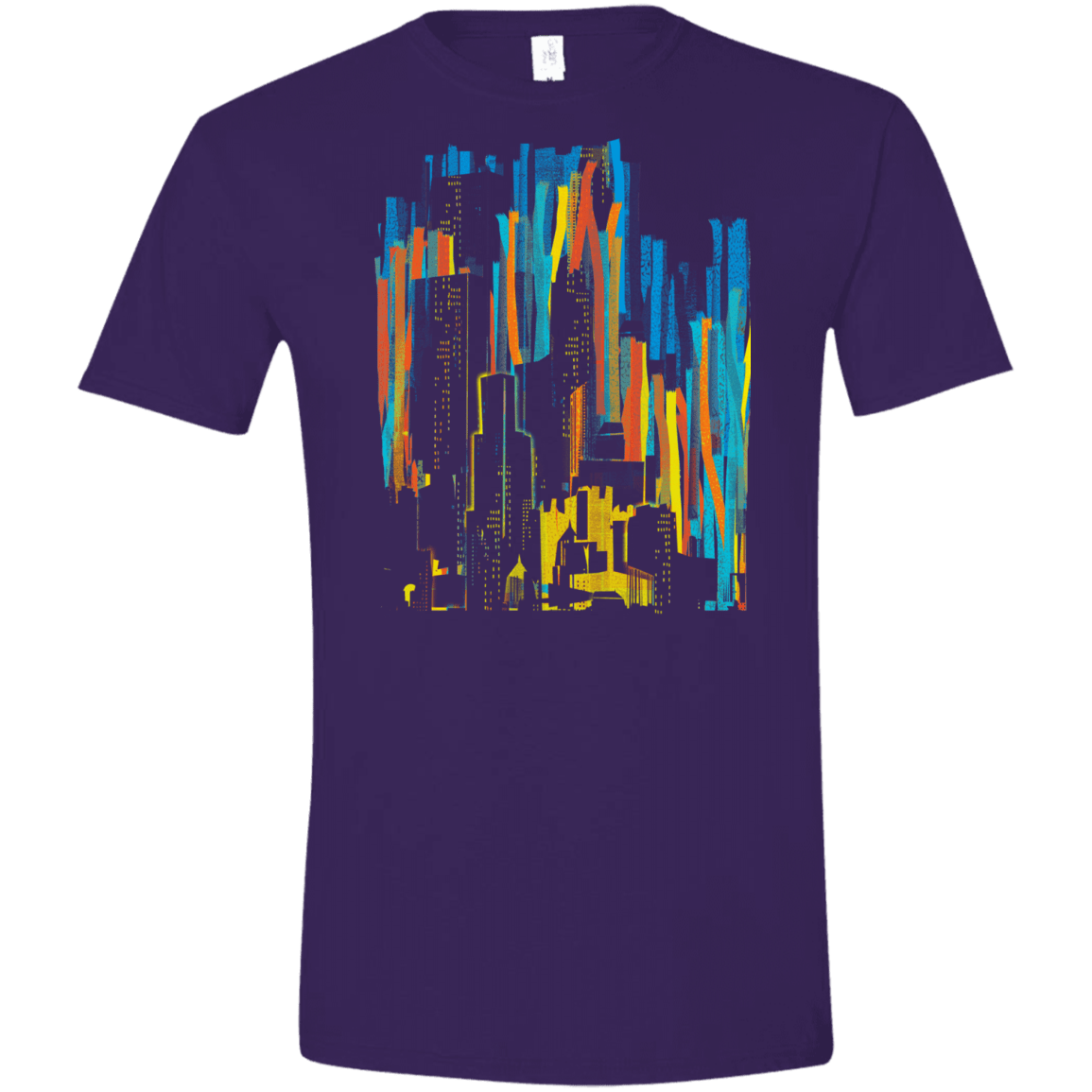 Stripey City Men's Semi-Fitted Softstyle