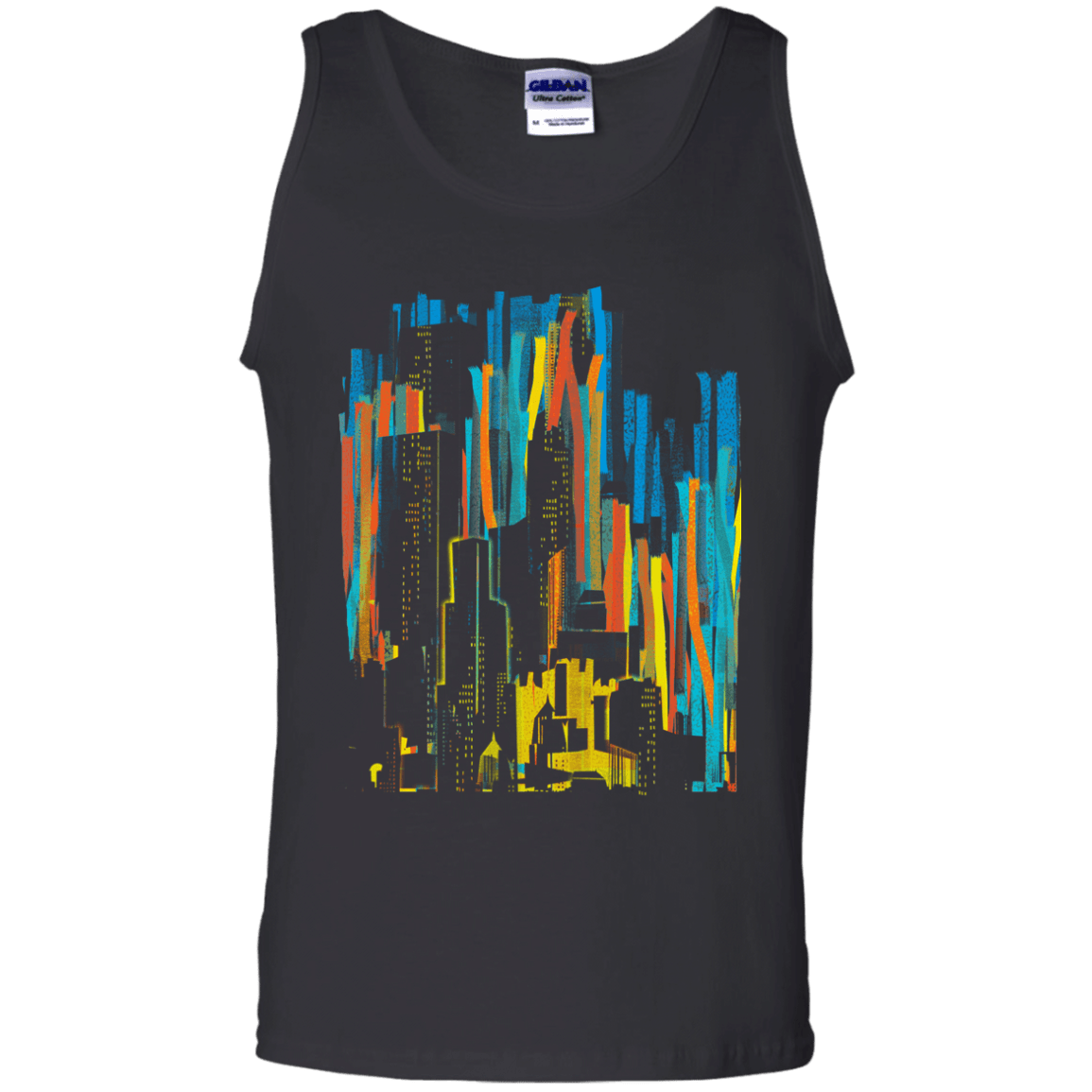 Stripey City Men's Tank Top