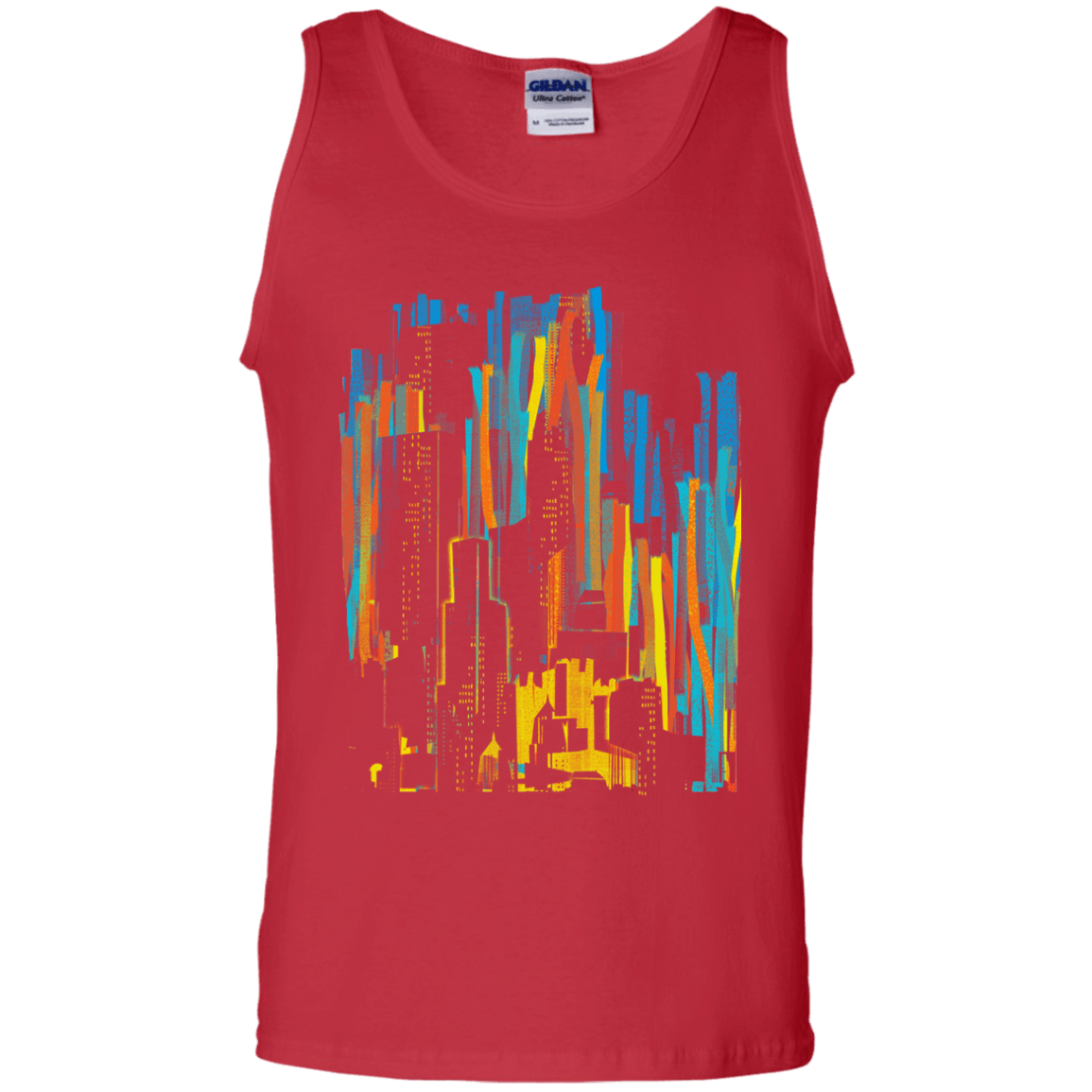 Stripey City Men's Tank Top