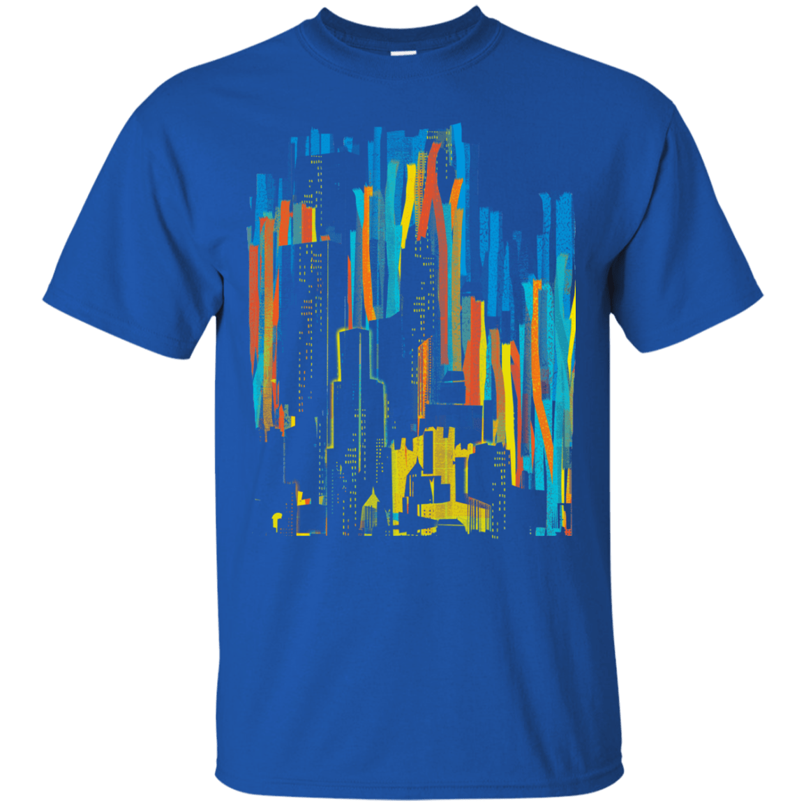 T-Shirts Royal / S Stripey City T-Shirt