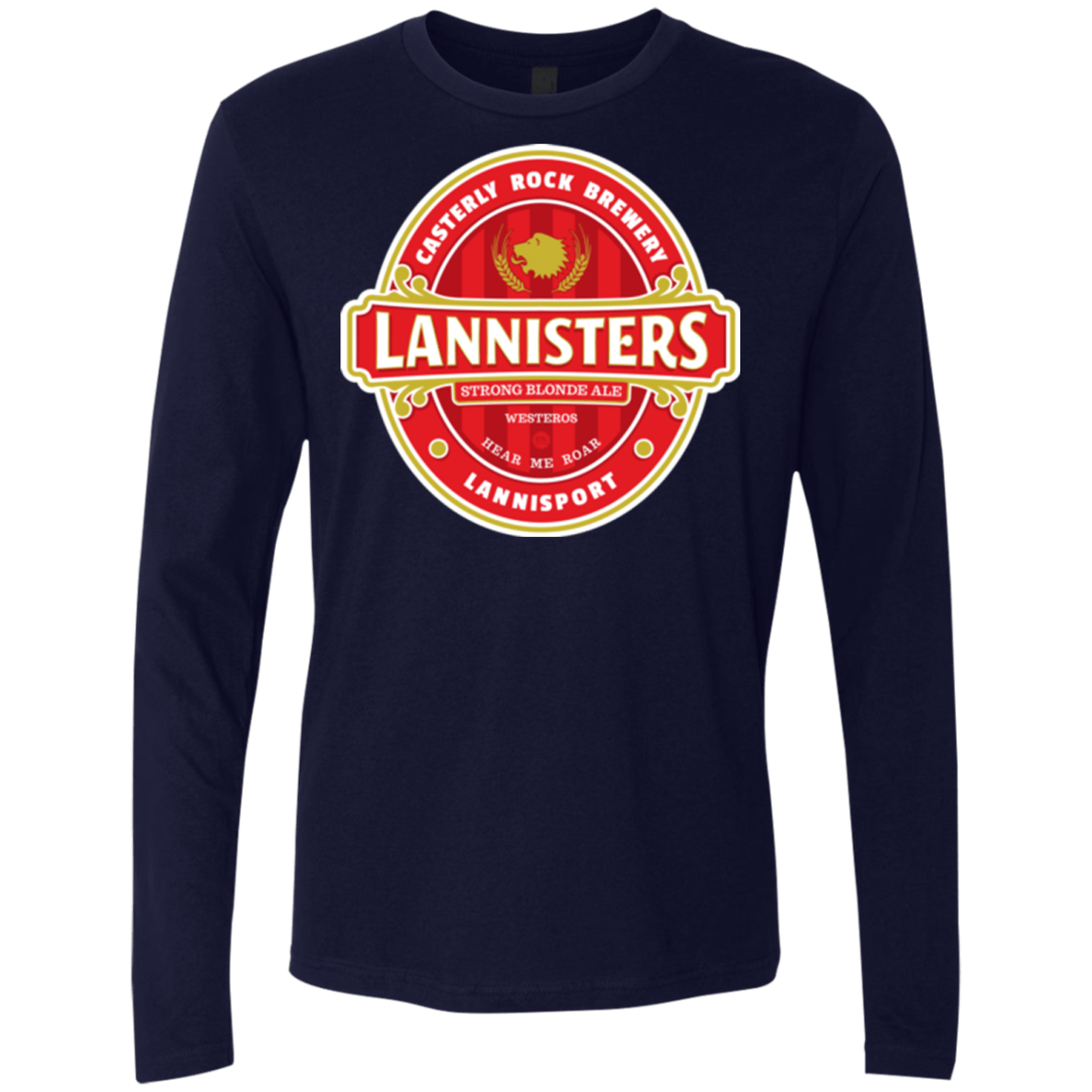 T-Shirts Midnight Navy / Small Strong Blonde Ale Men's Premium Long Sleeve