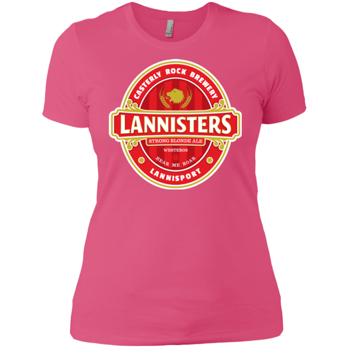 T-Shirts Hot Pink / X-Small Strong Blonde Ale Women's Premium T-Shirt