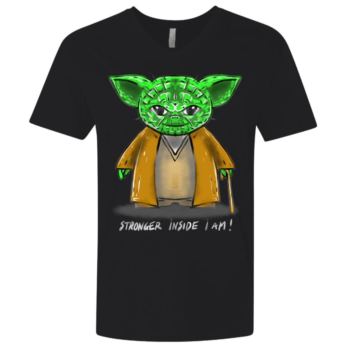 T-Shirts Black / X-Small Stronger Inside Men's Premium V-Neck