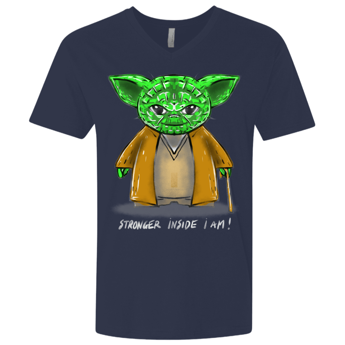 T-Shirts Midnight Navy / X-Small Stronger Inside Men's Premium V-Neck