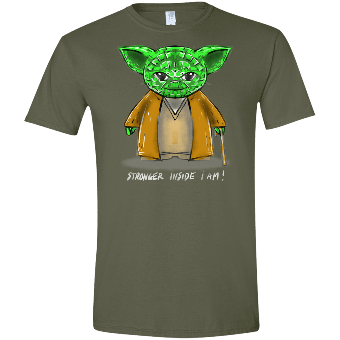 T-Shirts Military Green / S Stronger Inside Men's Semi-Fitted Softstyle