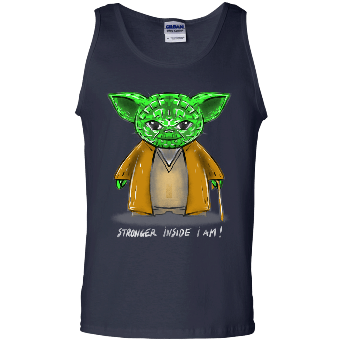 T-Shirts Navy / S Stronger Inside Men's Tank Top