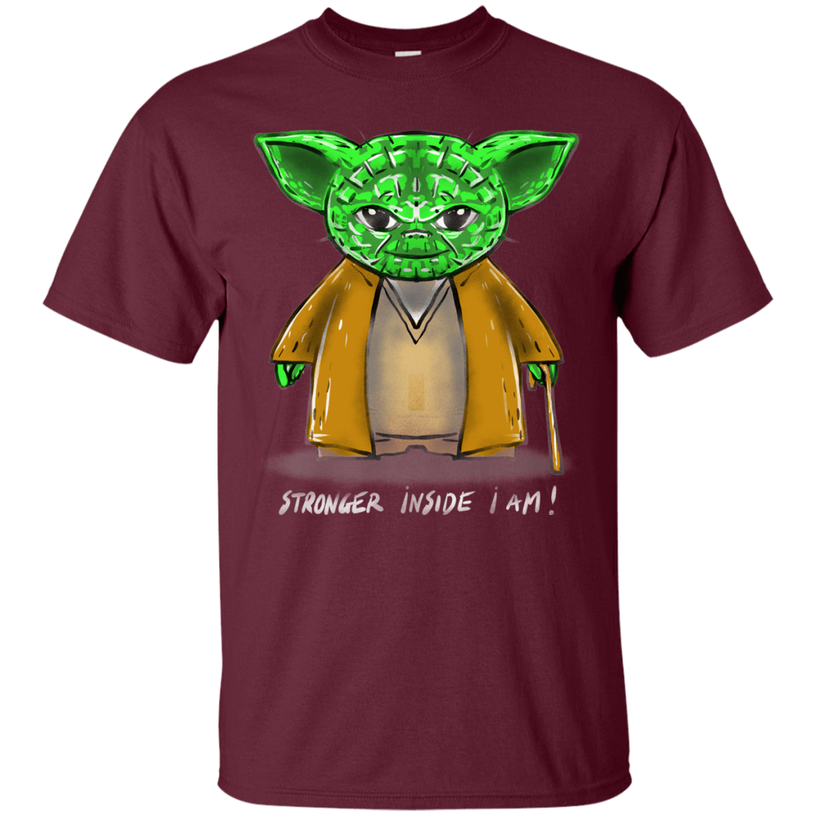 T-Shirts Maroon / S Stronger Inside T-Shirt