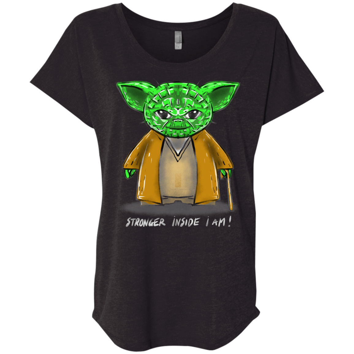 T-Shirts Vintage Black / X-Small Stronger Inside Triblend Dolman Sleeve