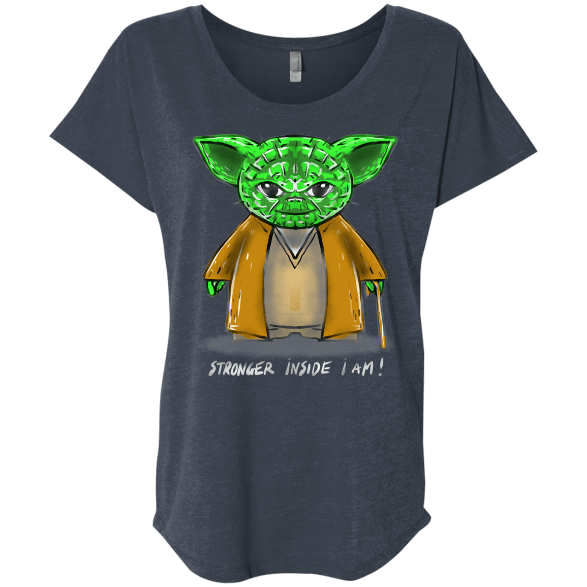 T-Shirts Vintage Navy / X-Small Stronger Inside Triblend Dolman Sleeve