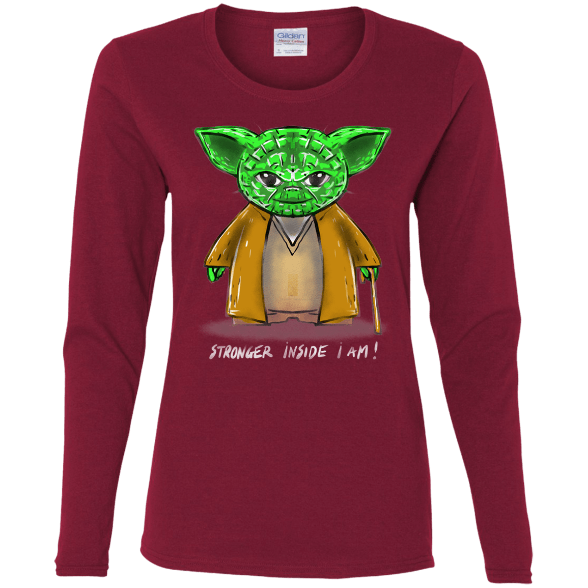 T-Shirts Cardinal / S Stronger Inside Women's Long Sleeve T-Shirt