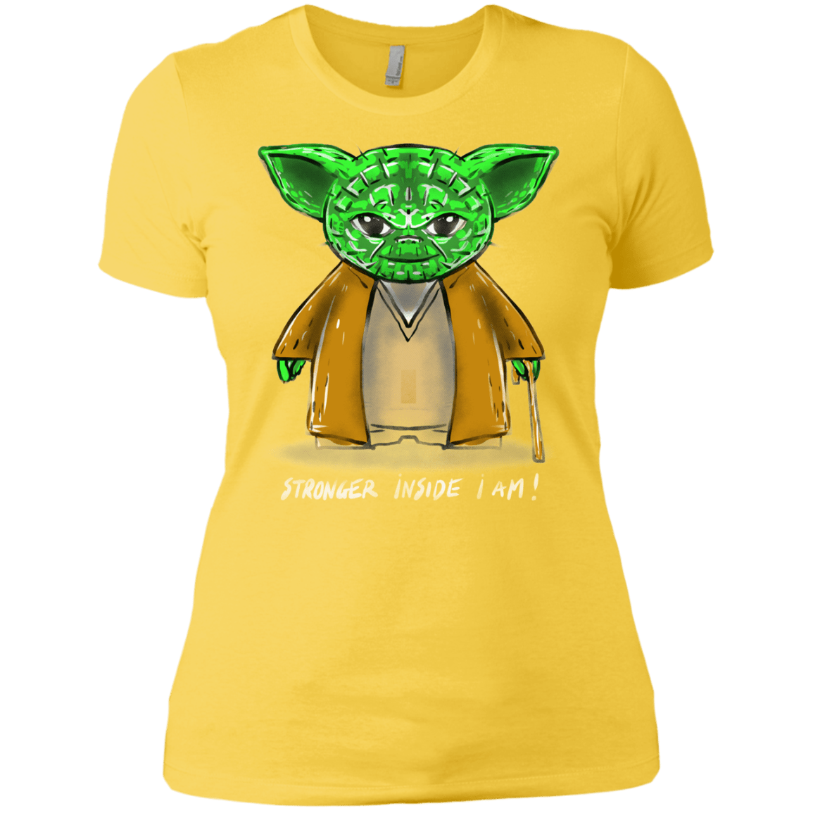 T-Shirts Vibrant Yellow / X-Small Stronger Inside Women's Premium T-Shirt