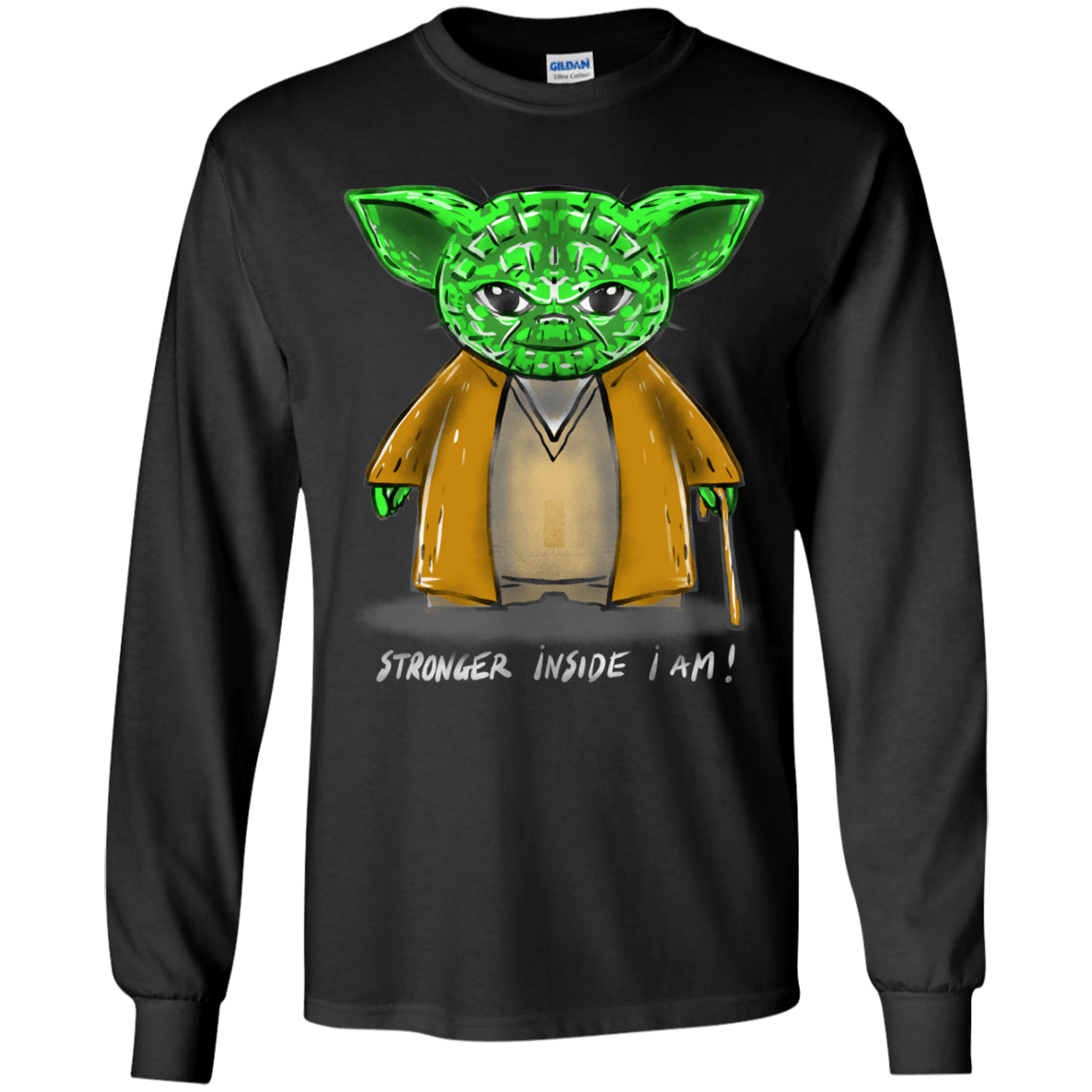 T-Shirts Black / YS Stronger Inside Youth Long Sleeve T-Shirt