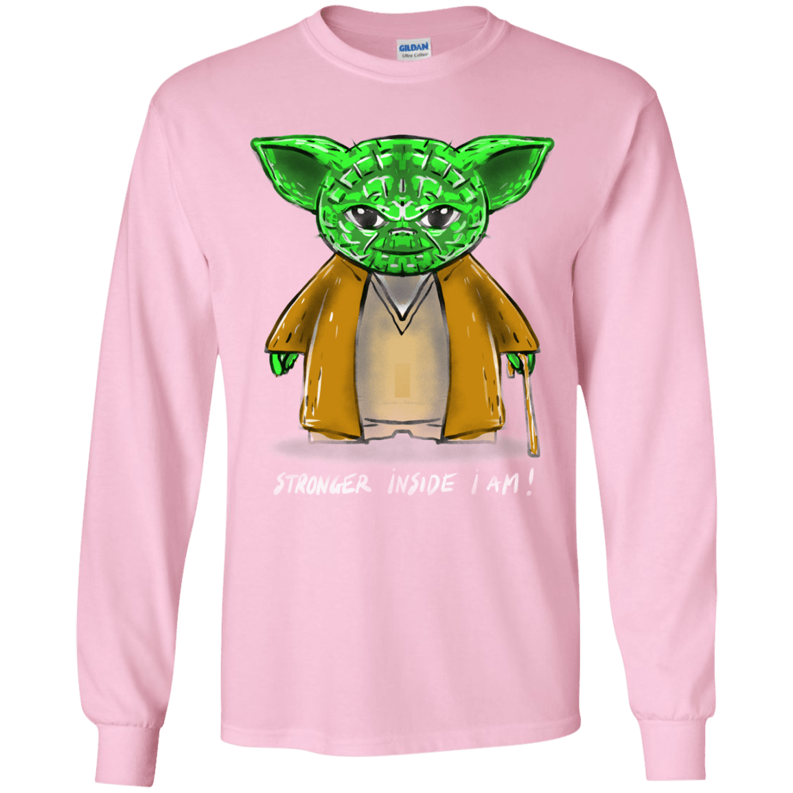 T-Shirts Light Pink / YS Stronger Inside Youth Long Sleeve T-Shirt