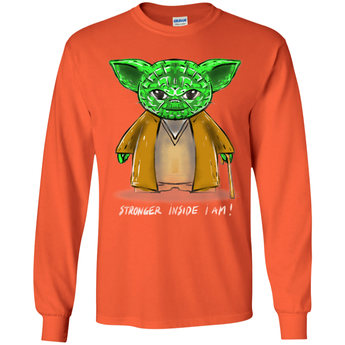 T-Shirts Orange / YS Stronger Inside Youth Long Sleeve T-Shirt