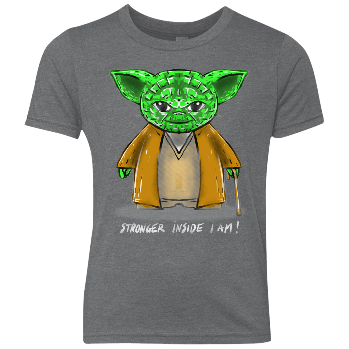 T-Shirts Premium Heather / YXS Stronger Inside Youth Triblend T-Shirt