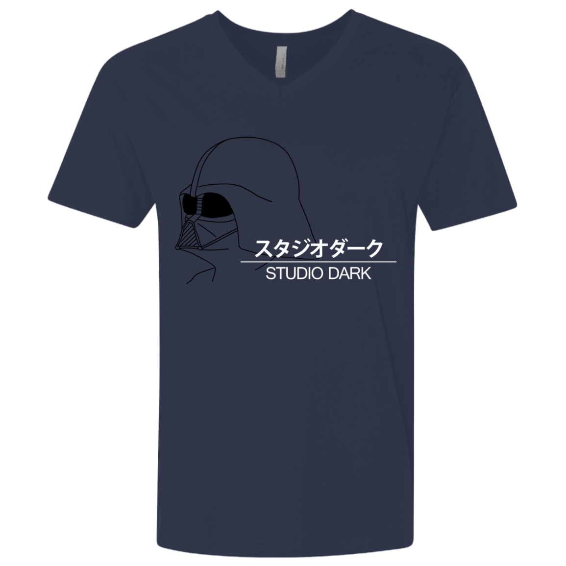 T-Shirts Midnight Navy / X-Small Studio dark Men's Premium V-Neck