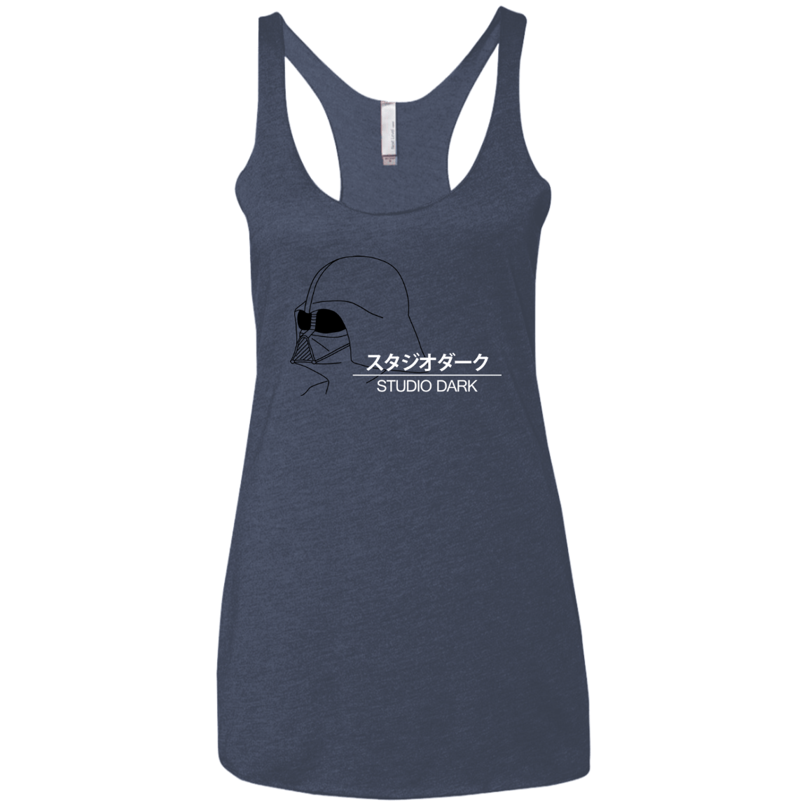 T-Shirts Vintage Navy / X-Small Studio dark Women's Triblend Racerback Tank