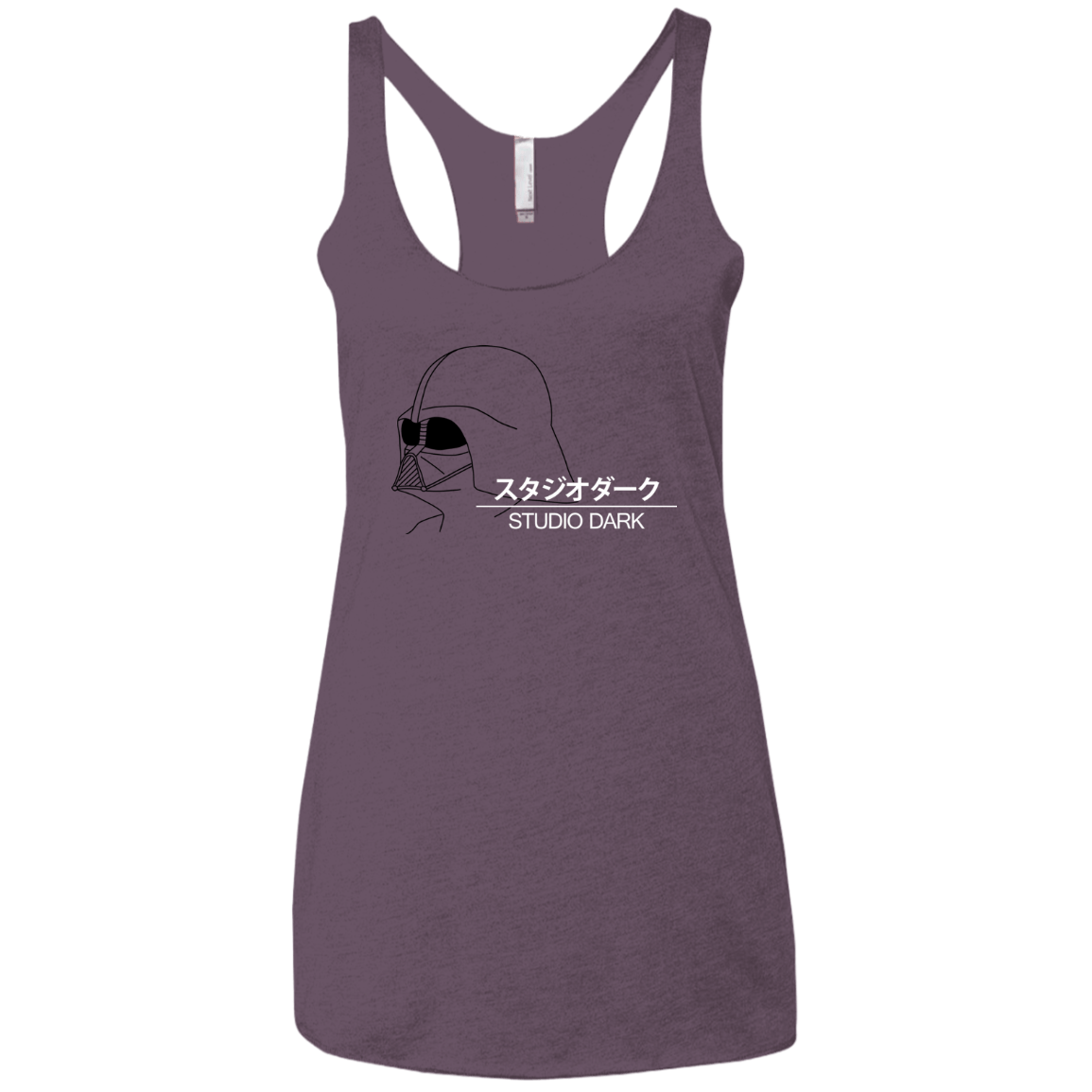 T-Shirts Vintage Purple / X-Small Studio dark Women's Triblend Racerback Tank