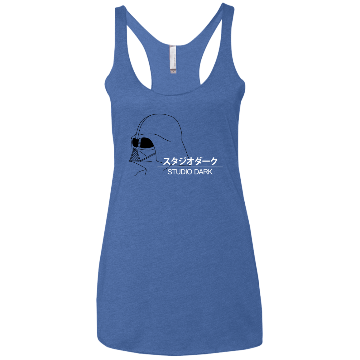 T-Shirts Vintage Royal / X-Small Studio dark Women's Triblend Racerback Tank