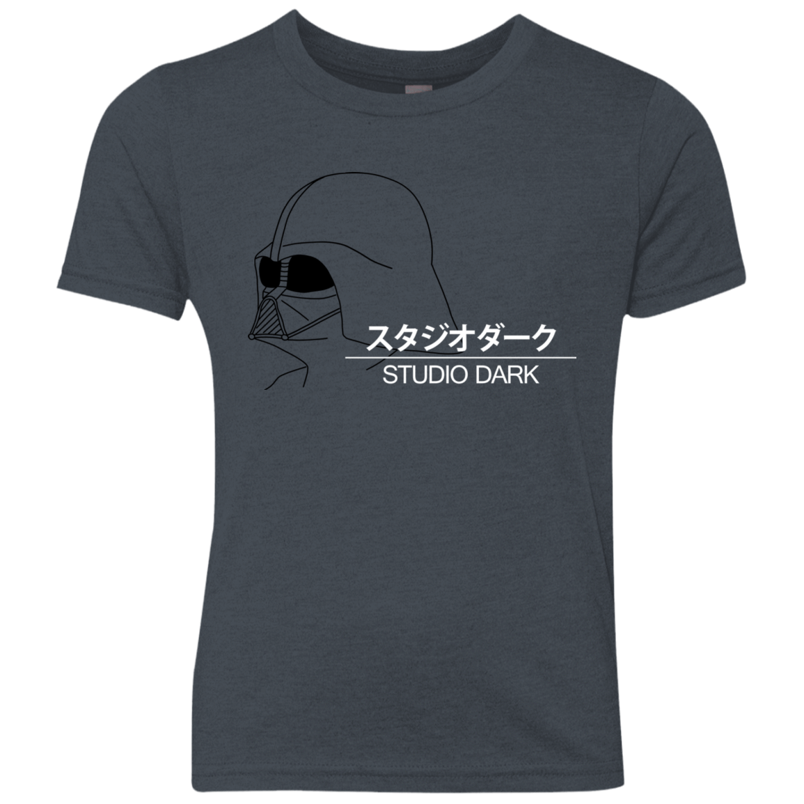 T-Shirts Vintage Navy / YXS Studio dark Youth Triblend T-Shirt