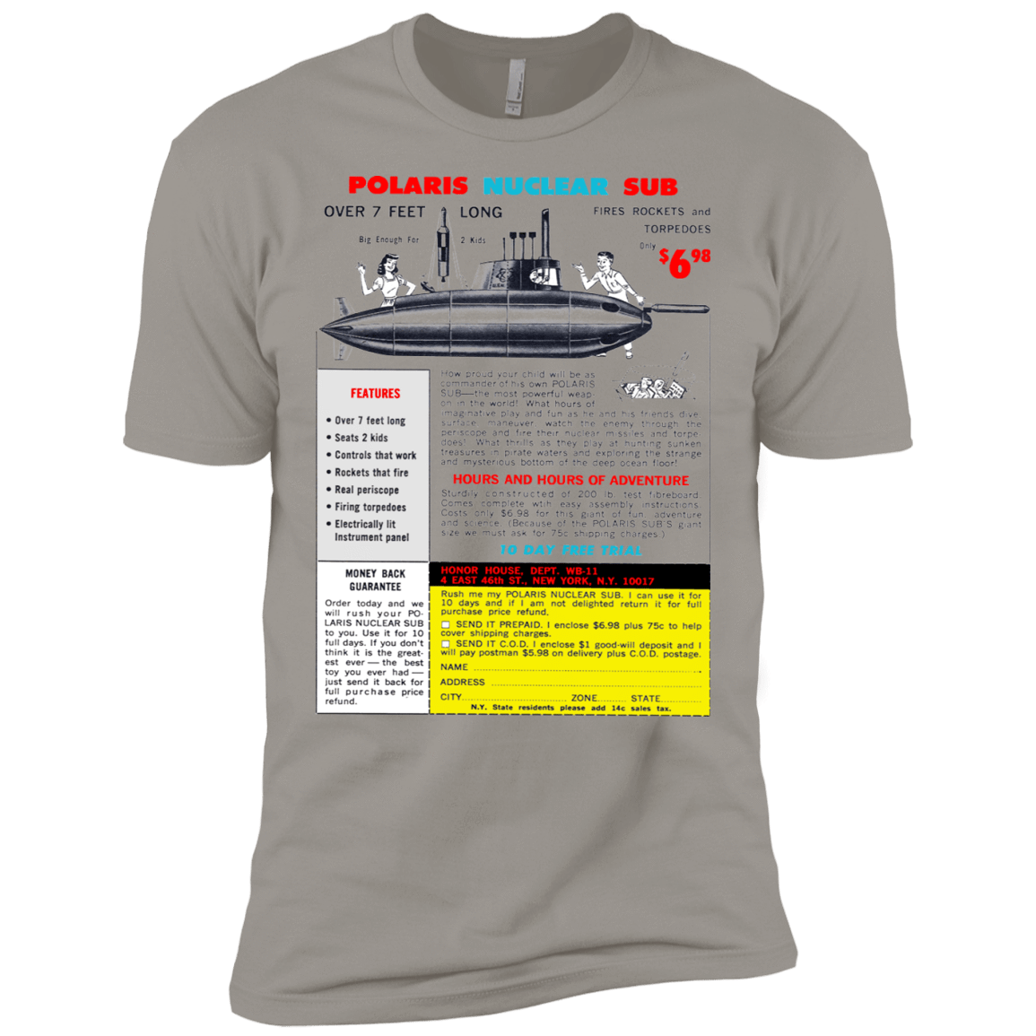 T-Shirts Light Grey / X-Small Sub Men's Premium T-Shirt