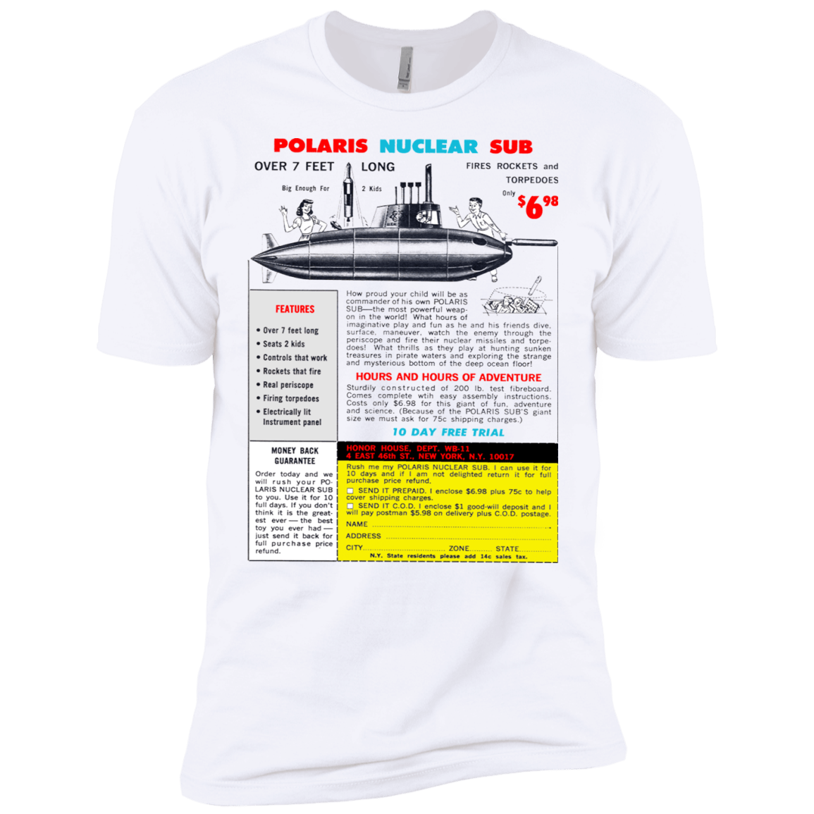 T-Shirts White / X-Small Sub Men's Premium T-Shirt