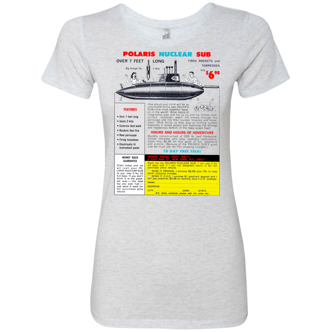 T-Shirts Heather White / Small Sub Women's Triblend T-Shirt