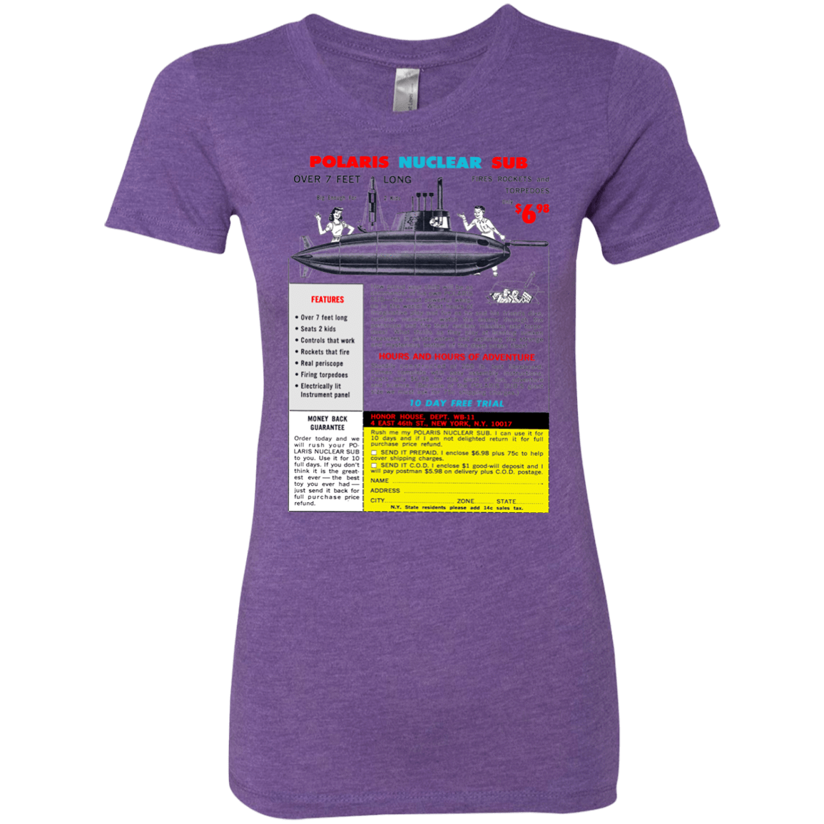 T-Shirts Purple Rush / Small Sub Women's Triblend T-Shirt