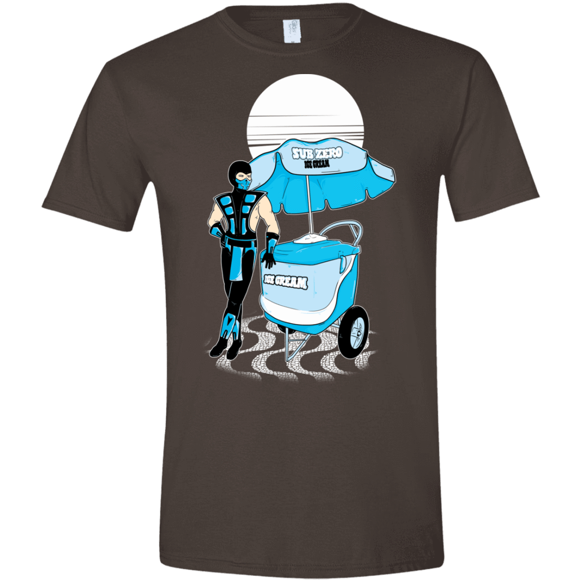 T-Shirts Dark Chocolate / S Sub Zero Ice Cream Men's Semi-Fitted Softstyle