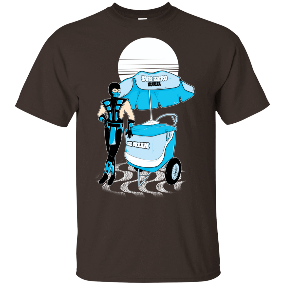 T-Shirts Dark Chocolate / S Sub Zero Ice Cream T-Shirt