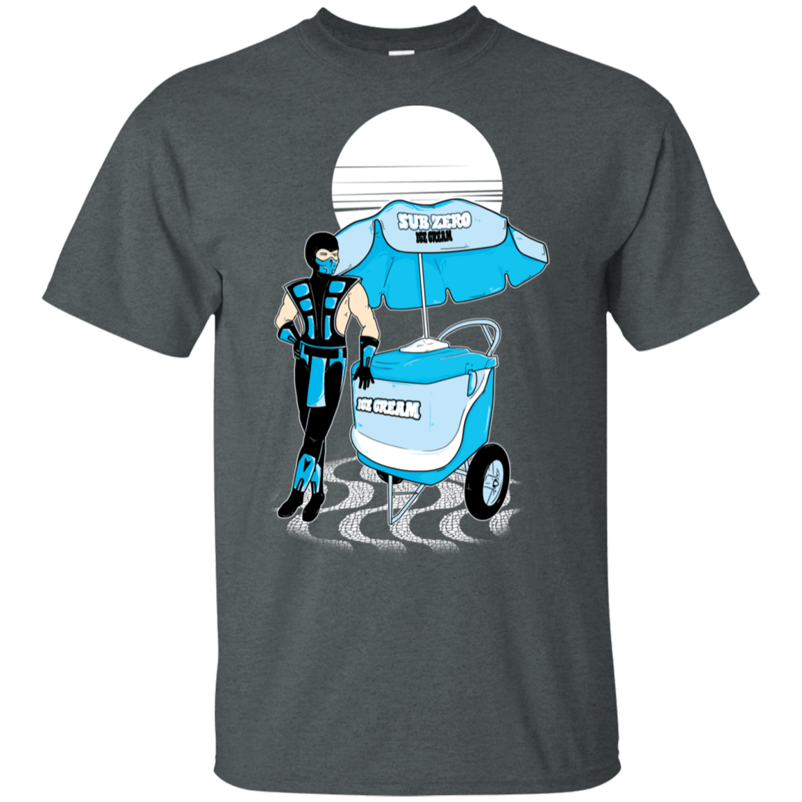 T-Shirts Dark Heather / S Sub Zero Ice Cream T-Shirt
