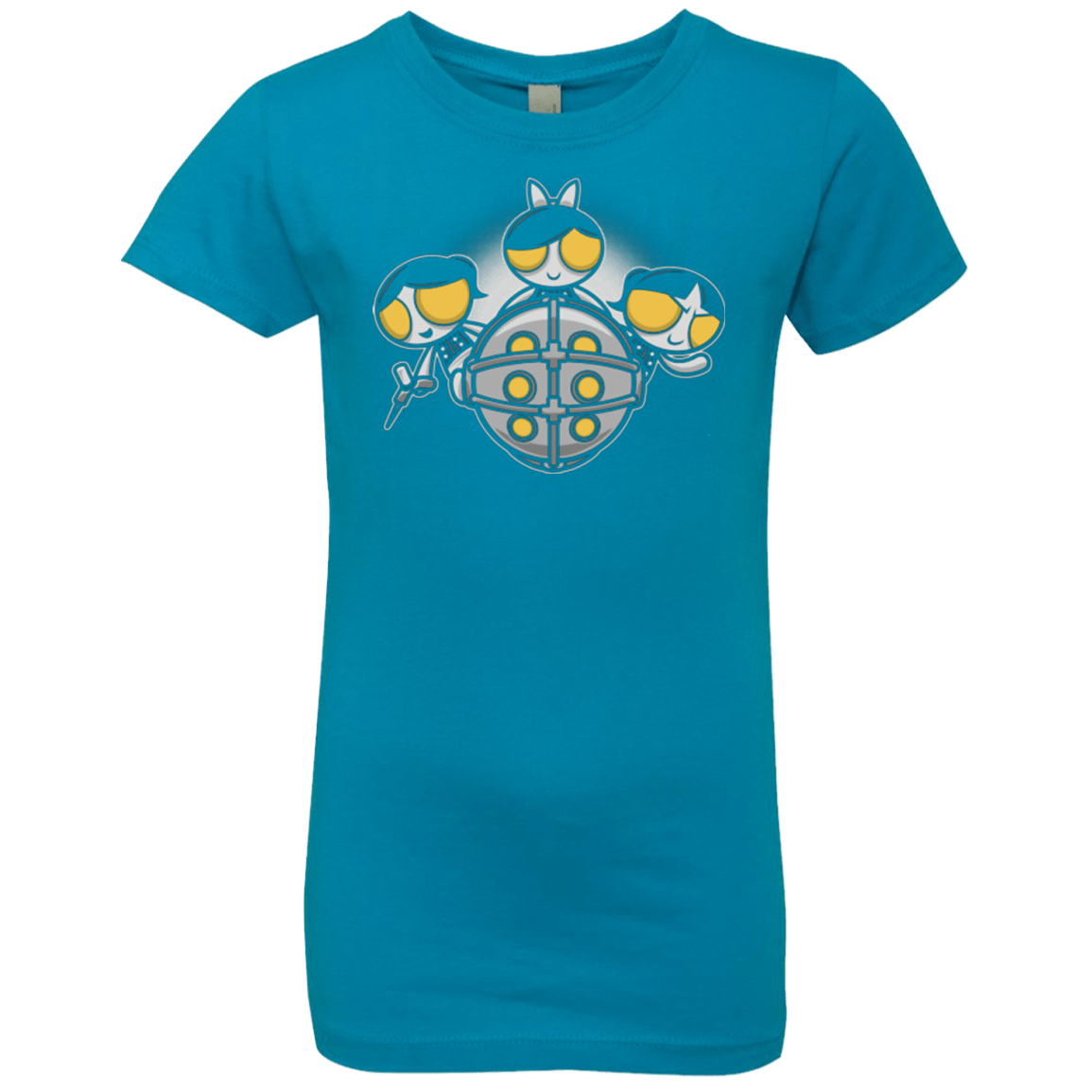 T-Shirts Turquoise / YXS Sugar and Splice Girls Premium T-Shirt