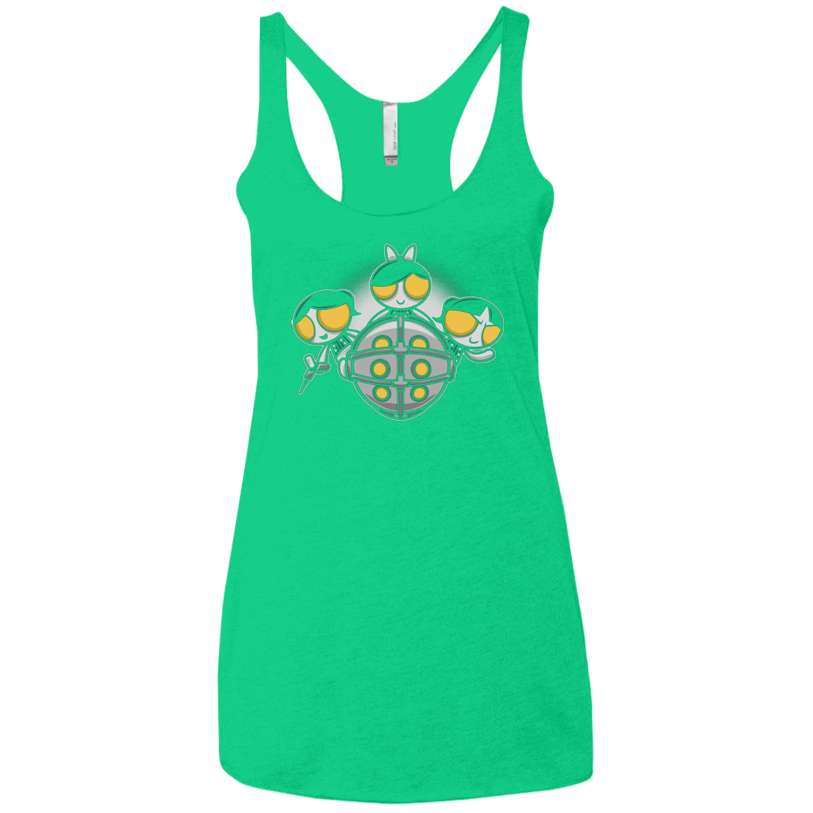 T-Shirts Envy / X-Small Sugar and Splice Women's Triblend Racerback Tank