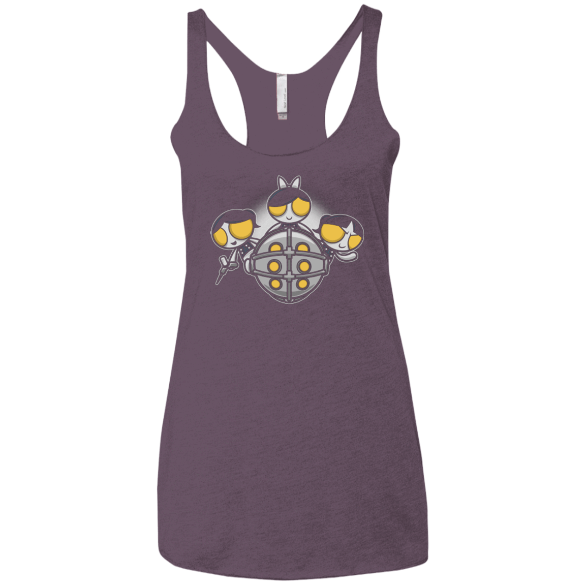 T-Shirts Vintage Purple / X-Small Sugar and Splice Women's Triblend Racerback Tank