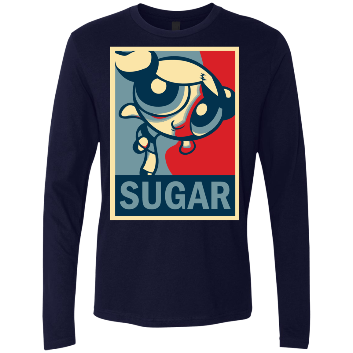 T-Shirts Midnight Navy / S Sugar Powerpuff Men's Premium Long Sleeve
