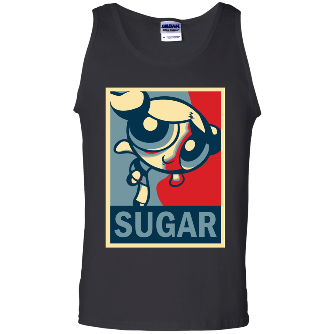 T-Shirts Black / S Sugar Powerpuff Men's Tank Top
