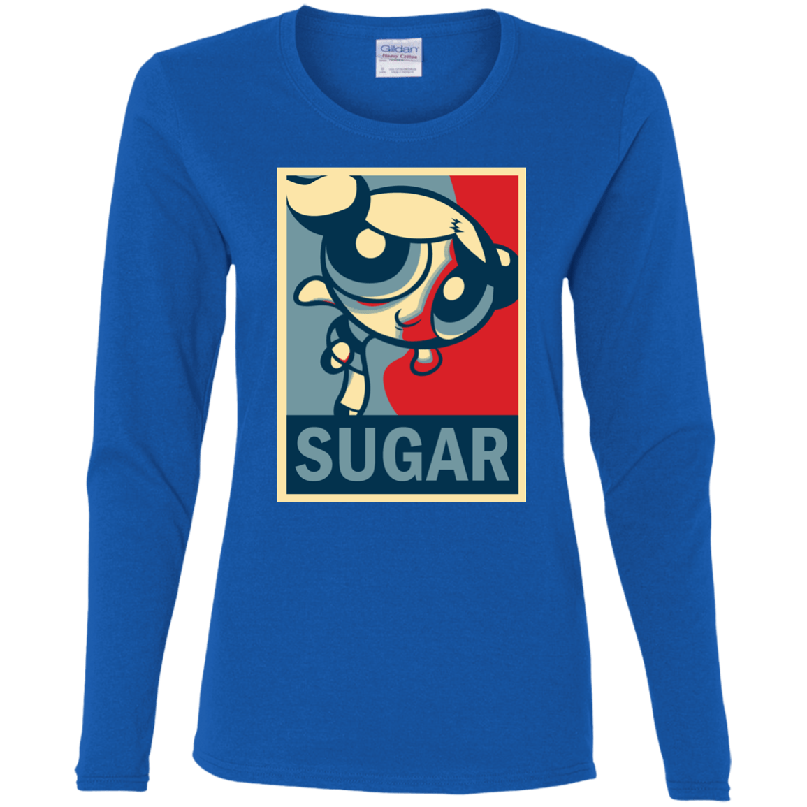 T-Shirts Royal / S Sugar Powerpuff Women's Long Sleeve T-Shirt