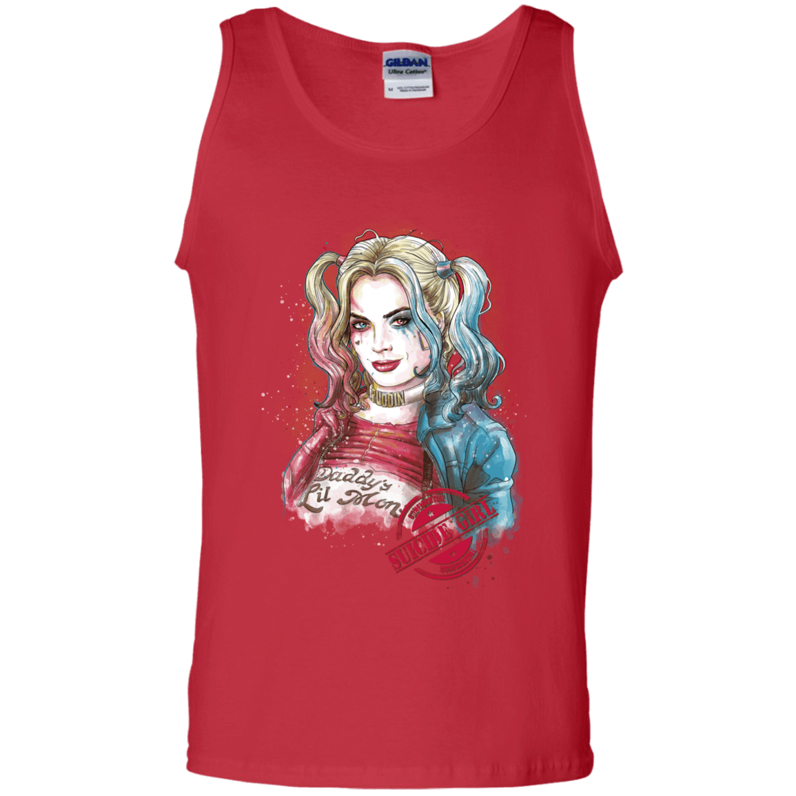 T-Shirts Red / S Suicide Girl Men's Tank Top