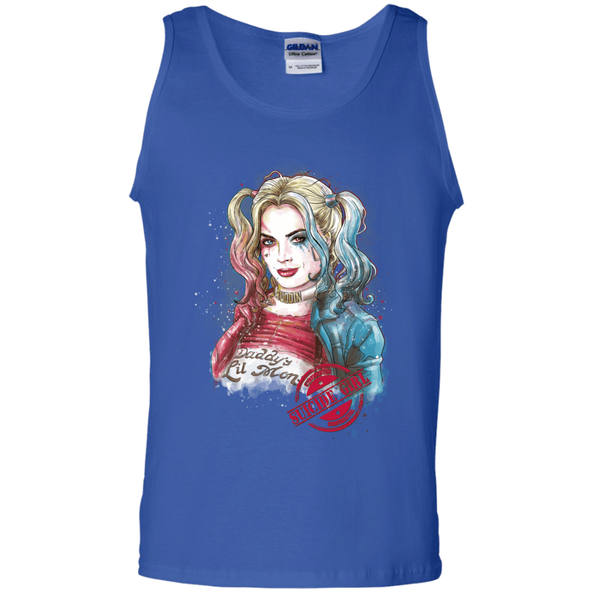 T-Shirts Royal / S Suicide Girl Men's Tank Top
