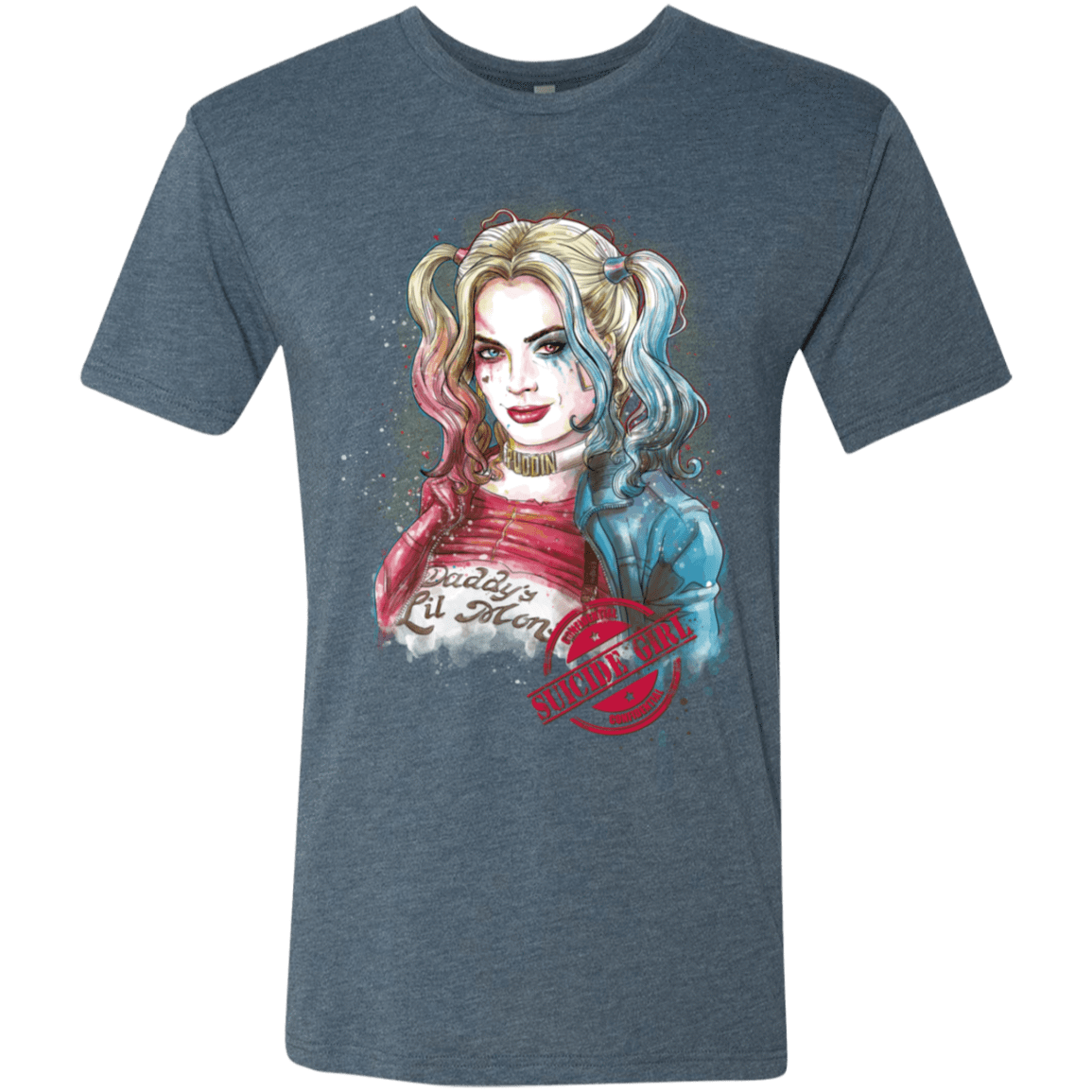 T-Shirts Indigo / S Suicide Girl Men's Triblend T-Shirt